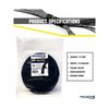 Kable Kontrol Hook and Loop Fastener Tape - 3/4in Width - 15' Roll - Black MT7149-15
